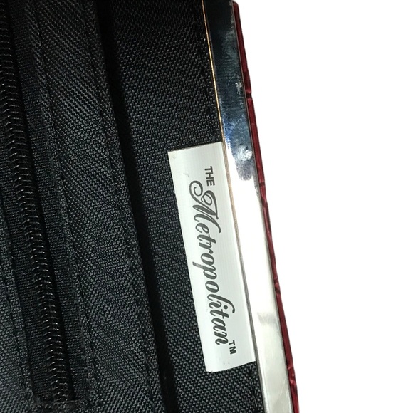 The Metropolitan Faux Snakeskin Red Wallet 😍host-pick! - Picture 8 of 11